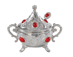 Circle Sugar Bowl with Cover 135