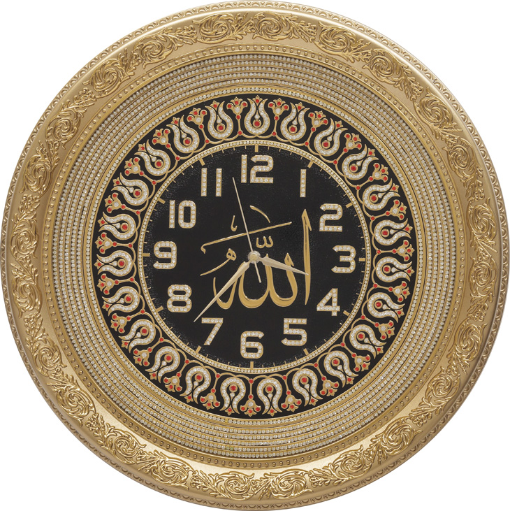 Clock with Tulip  (Circle)