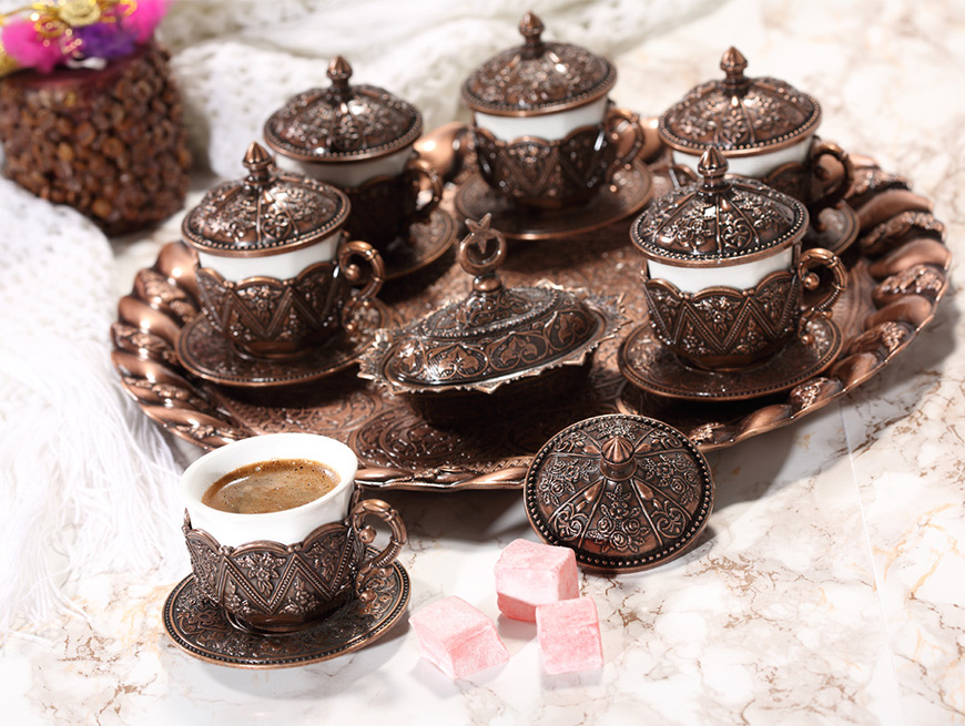 Silver Color Coffee Set 218